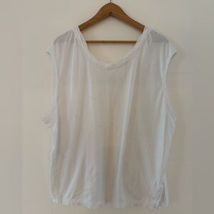 We The Free White Sleeveless Tee